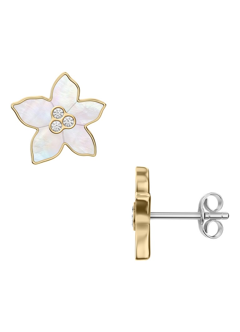 Fossil Dames Sutton oorstekers JF04973710 in de kleur Goud