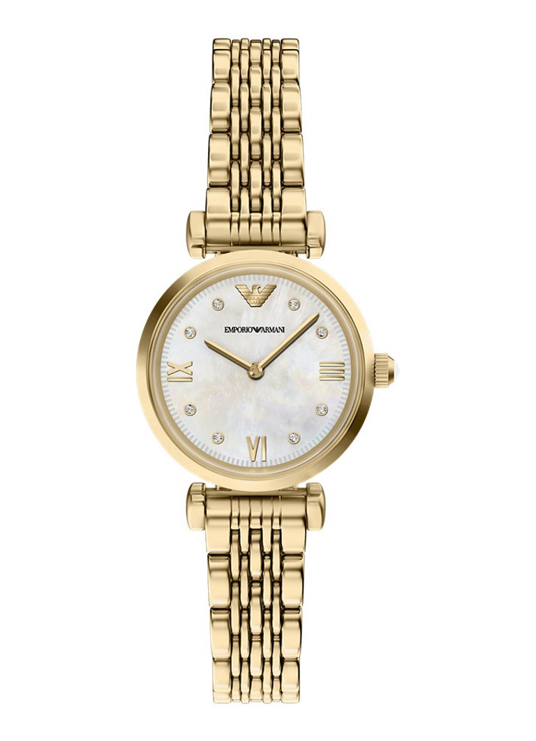 Armani Dames Horloge AR11806 in de kleur Goud
