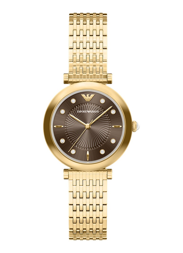 Armani Dames Horloge AR11810 in de kleur Goud