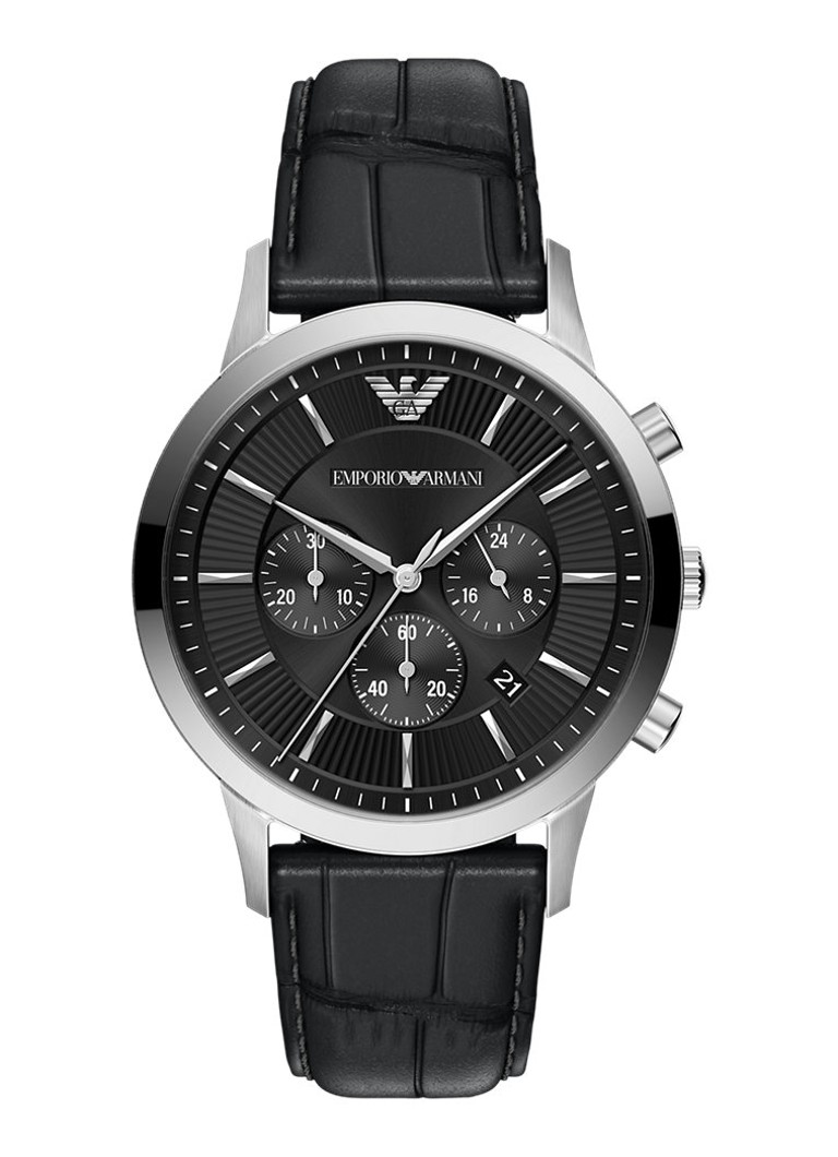Armani Heren Horloge AR11820 in de kleur Zilver