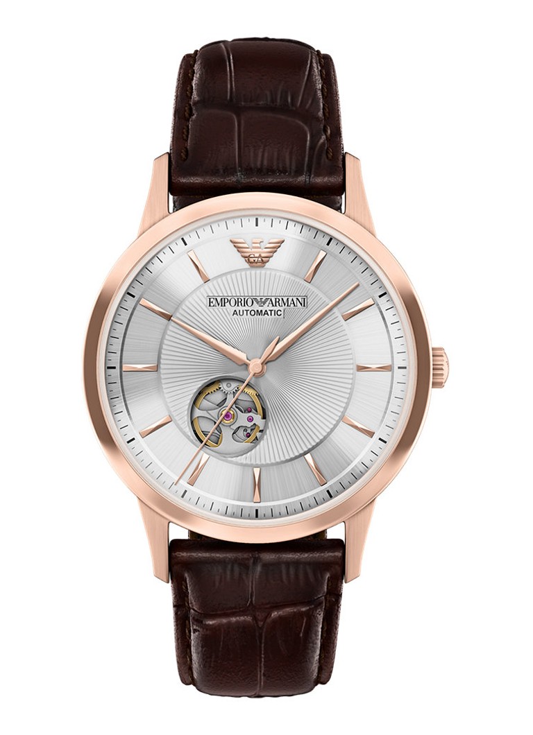 Armani Heren Horloge AR60098 in de kleur Roségoud