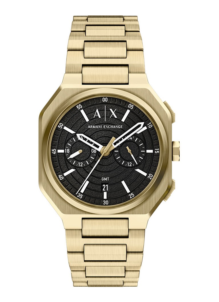 Armani Heren Horloge AX1476 in de kleur Goud
