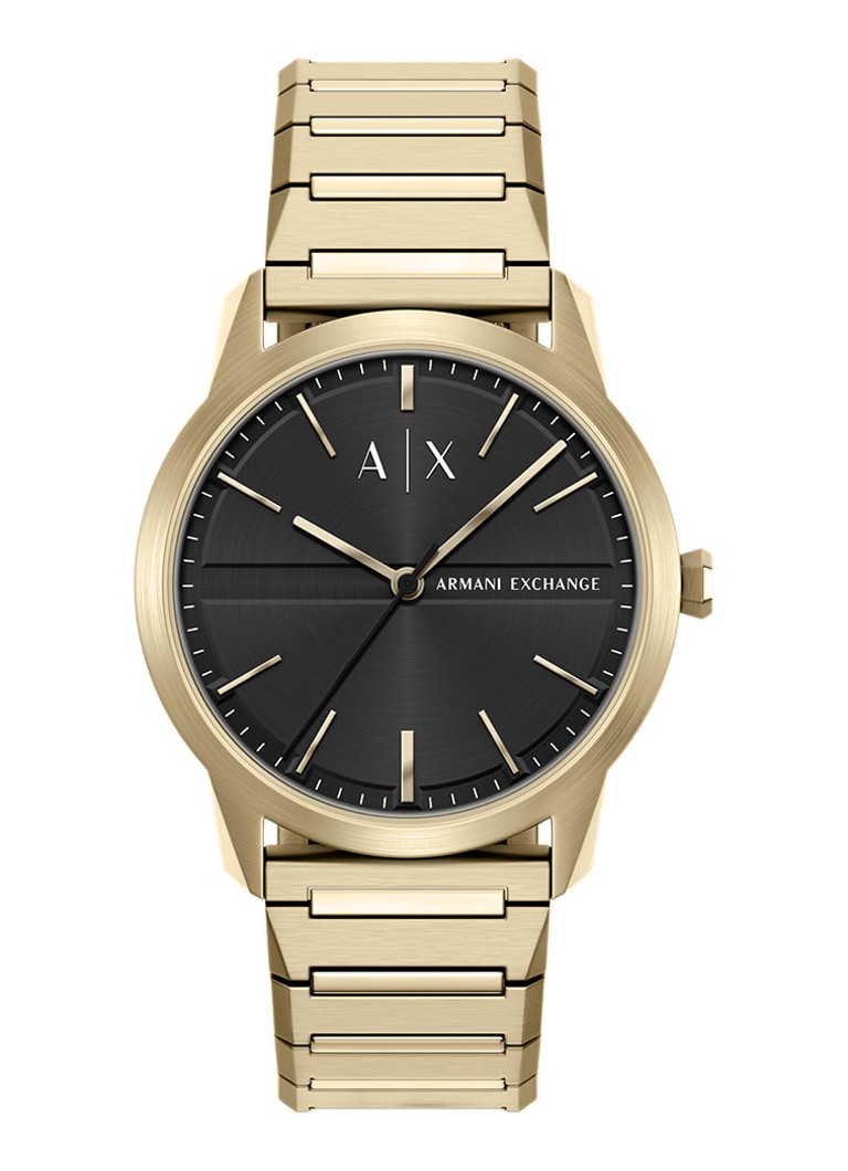 Armani Heren Horloge AX2650 in de kleur Goud