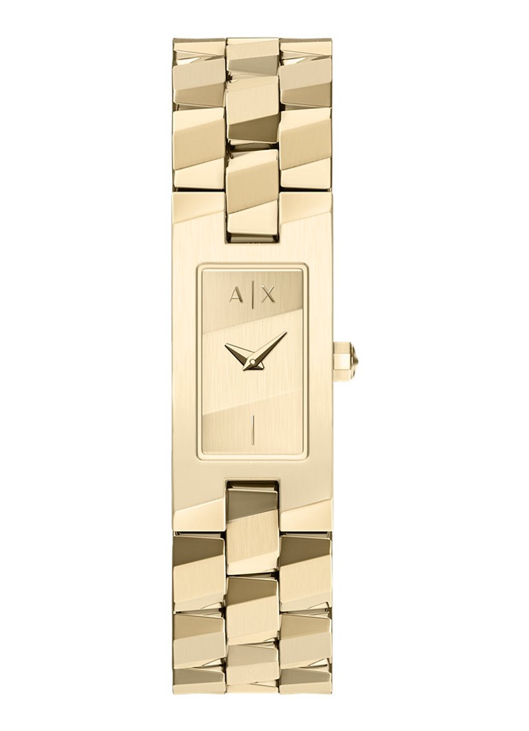 Armani Dames Horloge AX4701 in de kleur Goud