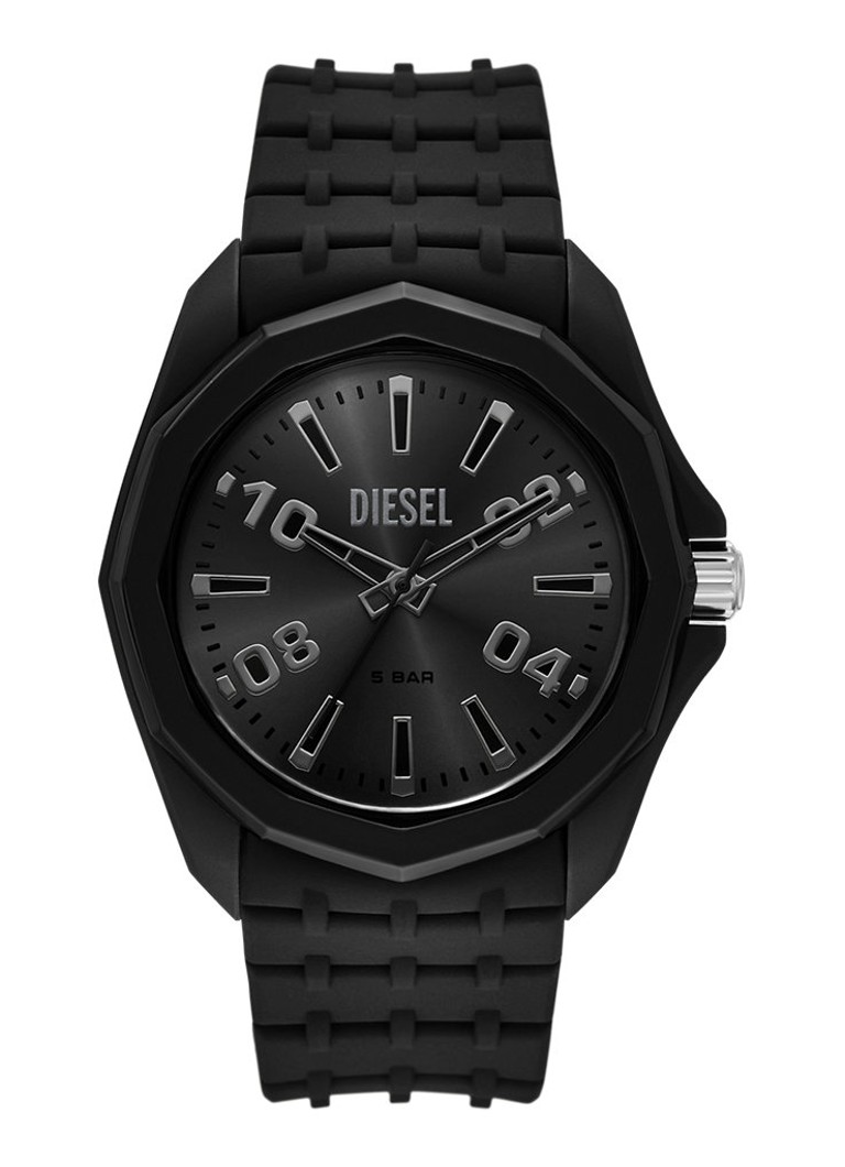 Diesel Heren Stinger horloge DZ2243 in de kleur Zwart