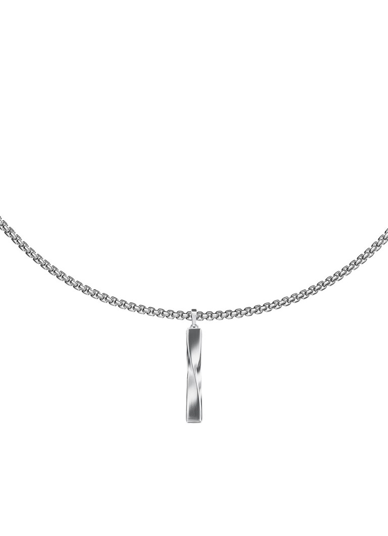 Armani Heren Iconic Trend ketting EGS3366040 in de kleur Zilver