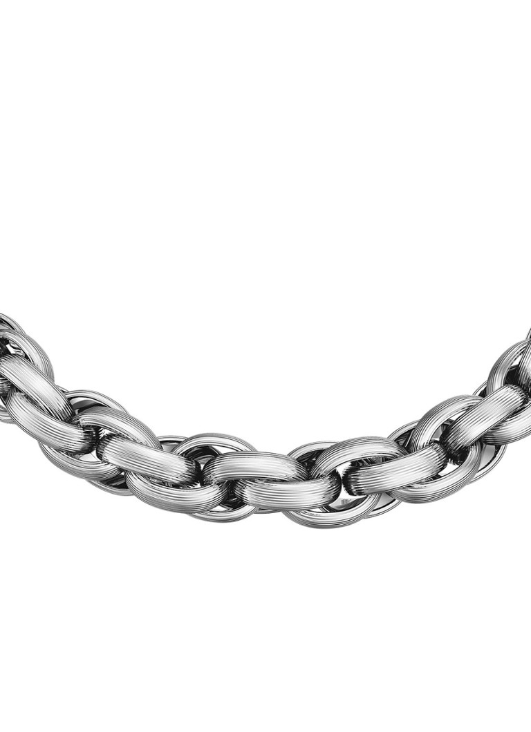 Armani Heren Iconic Trend armband EGS3377040 in de kleur Zilver