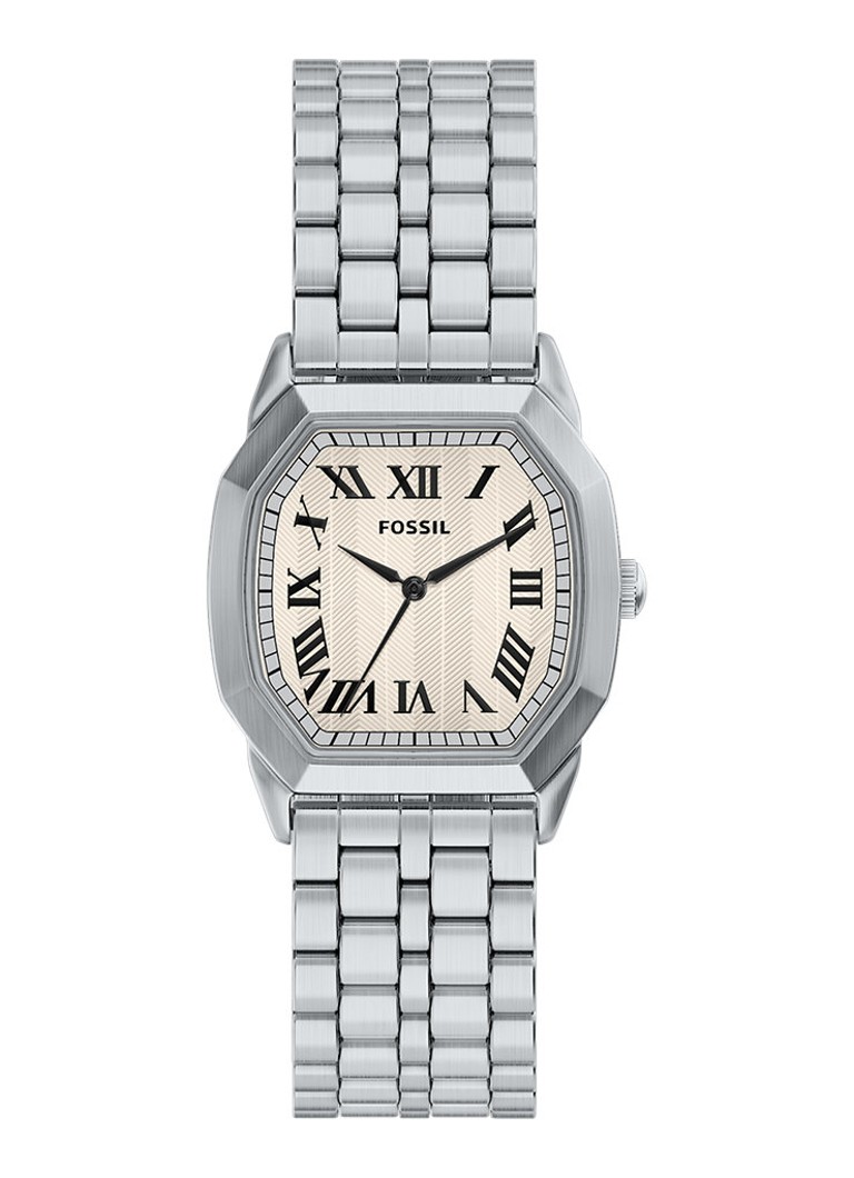 Fossil Heren Harlow Horloge FS6211 in de kleur Zilver