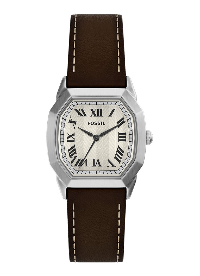 Fossil Heren Harlow horloge FS6214 in de kleur Zilver