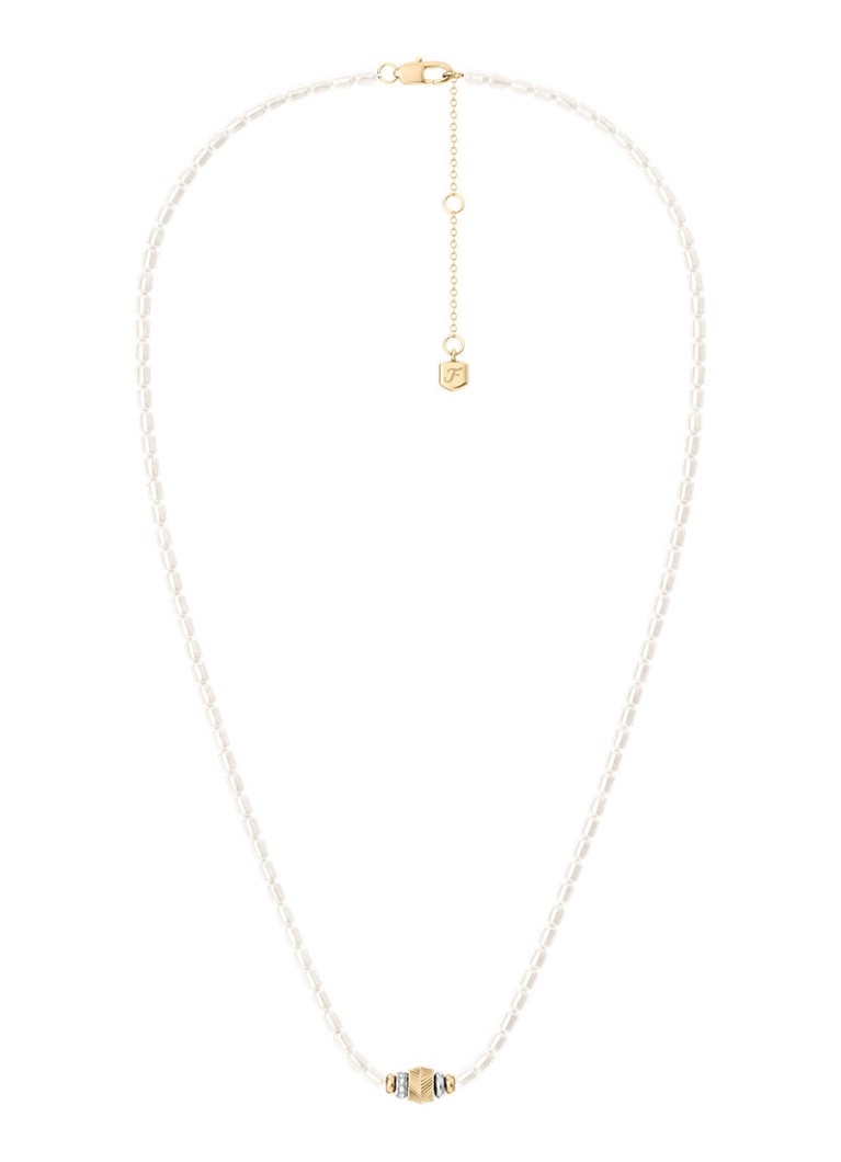 Fossil Dames Harlow ketting JF04992998 in de kleur Parelmoer