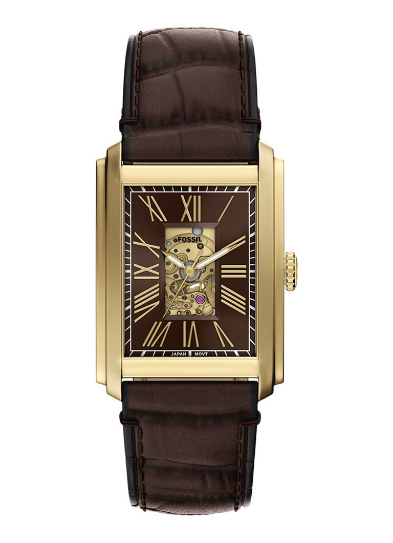Fossil Heren Carraway horloge ME3281 in de kleur Goud