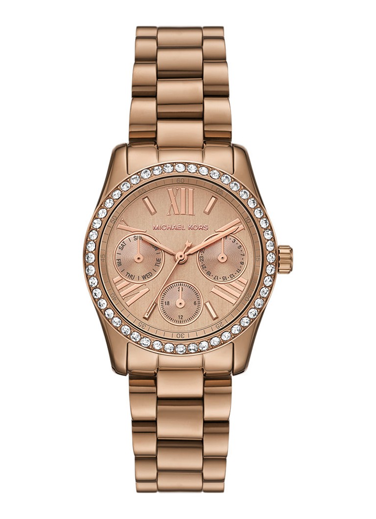 Michael Kors Dames Lexington horloge MK7631 in de kleur Roségoud