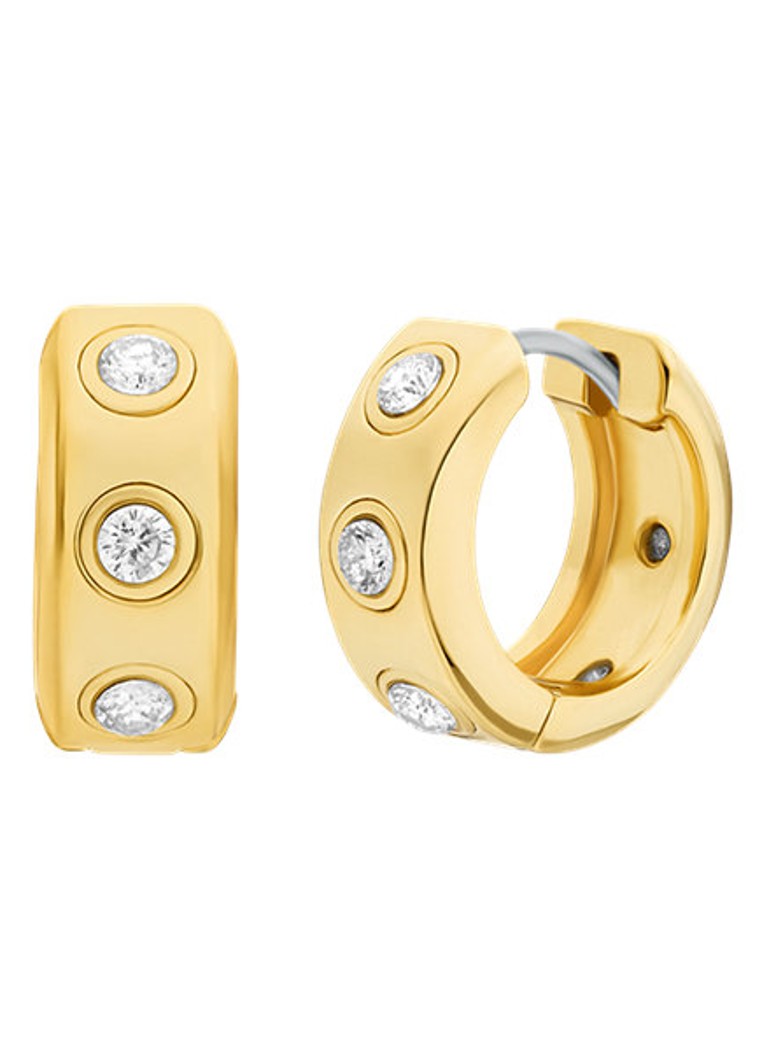 Michael Kors Dames Premium oorringen verguld MKJ8652710 in de kleur Goud