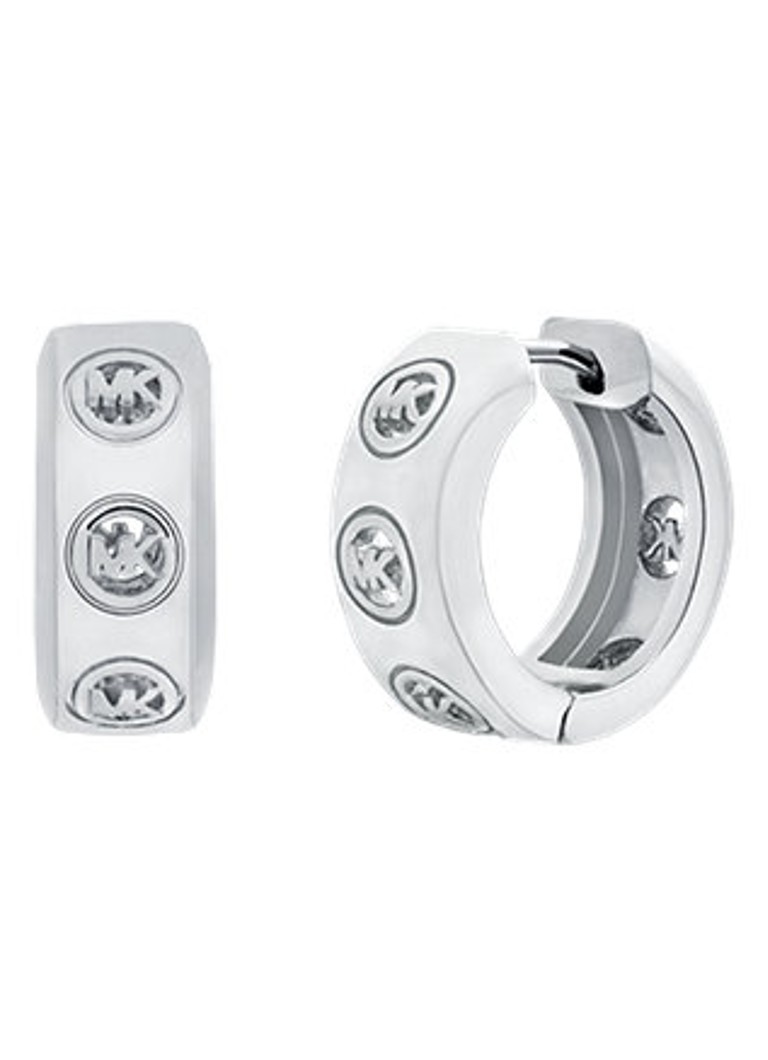 Michael Kors Dames Premium oorringen MKJ8655040 in de kleur Zilver