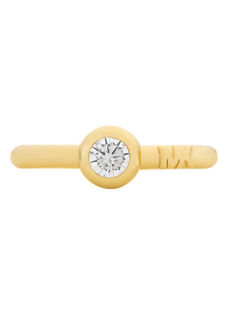 Michael Kors Dames Premium ring verguld MKJ8662710 in de kleur Goud