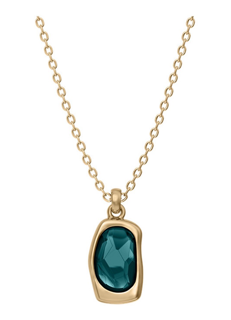 Skagen Dames Sofie Sea Glass ketting SKJ1913710 in de kleur Goud
