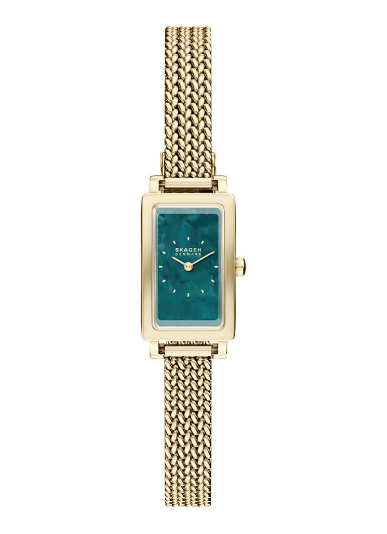 Skagen Dames Hagen Micro horloge SKW3186 in de kleur Goud