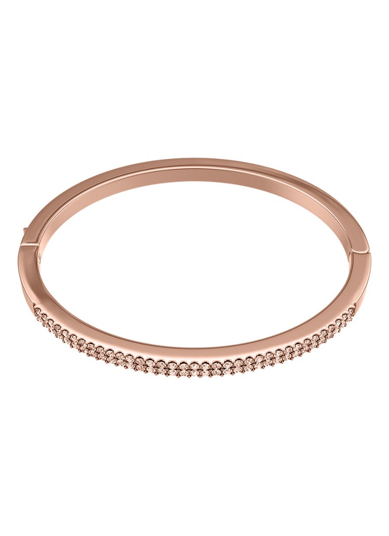 Fossil Dames Ellis bangle zirkonia JF05015791 in de kleur Roségoud