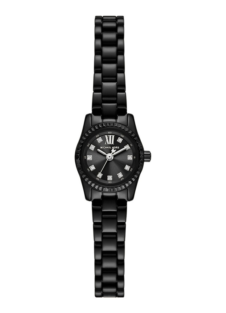 Michael Kors Dames Lexington horloge MK7689 in de kleur Zwart