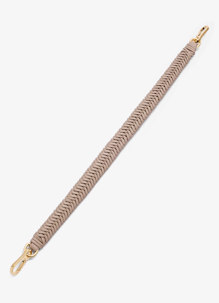 LOEWE Dames Arrow schouderriem van kalfsleer in de kleur Zand