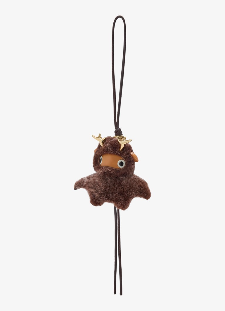 LOEWE Dames Fawnie tasbedel van lamsleer in de kleur Bruin