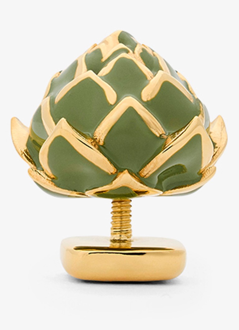 LOEWE Dames Artichoke tasbedel met logo in de kleur Groen