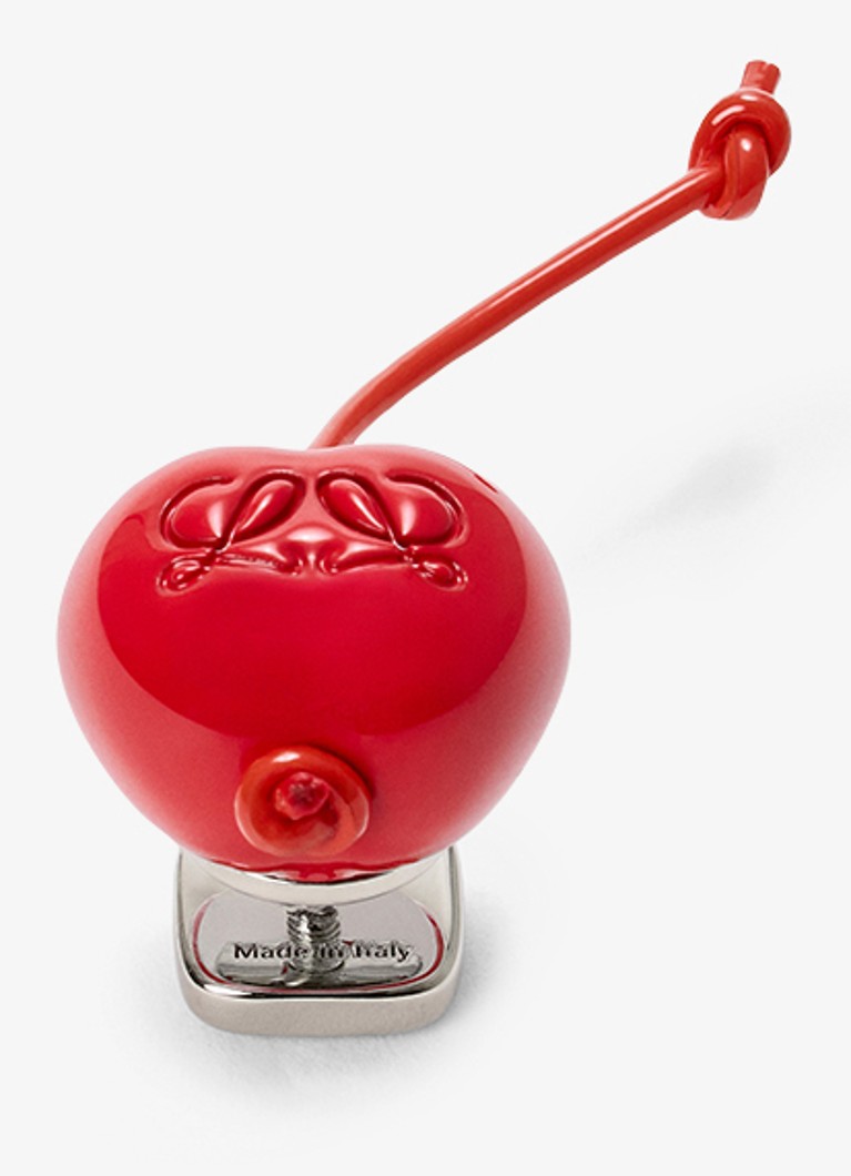 LOEWE Dames Cherry tasbedel met logo in de kleur Rood