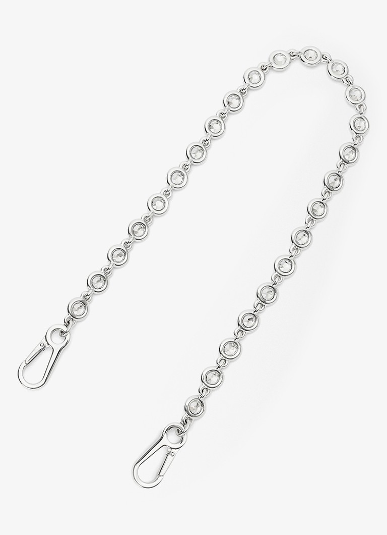 LOEWE Dames Crystal Donut schouderriem in de kleur Zilver