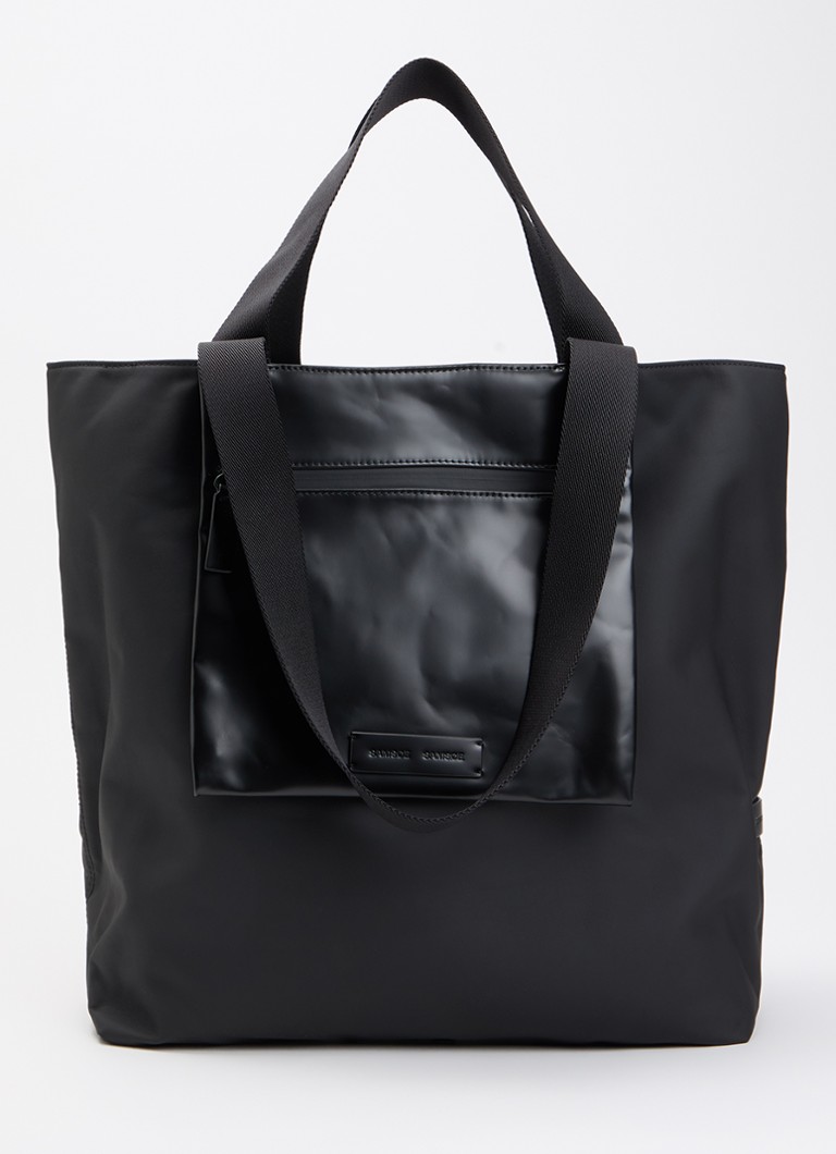 SAMSØE SAMSØE Dames Saemil shopper met waterafstotende coating in de kleur Zwart, maat: ONE SIZE