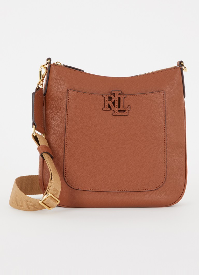 Ralph Lauren Dames Cameryn crossbodytas van leer met afneembare schouderriem