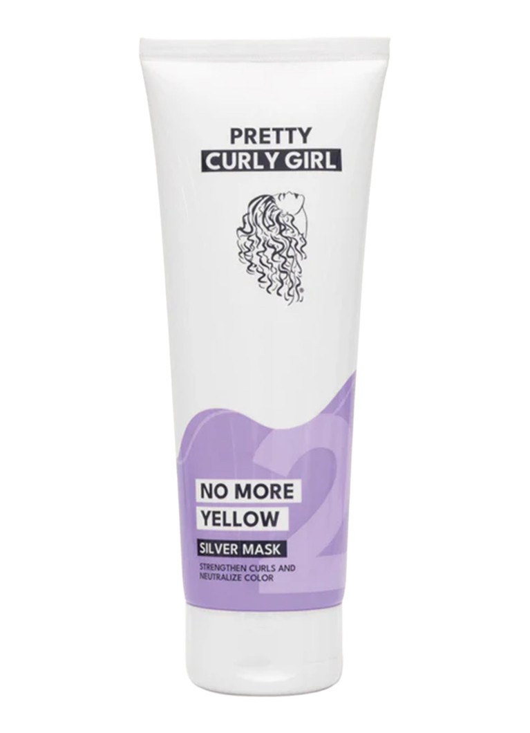Pretty Curly Girl No more yellow silver mask - haarmasker 250ml Verzorging - Deal