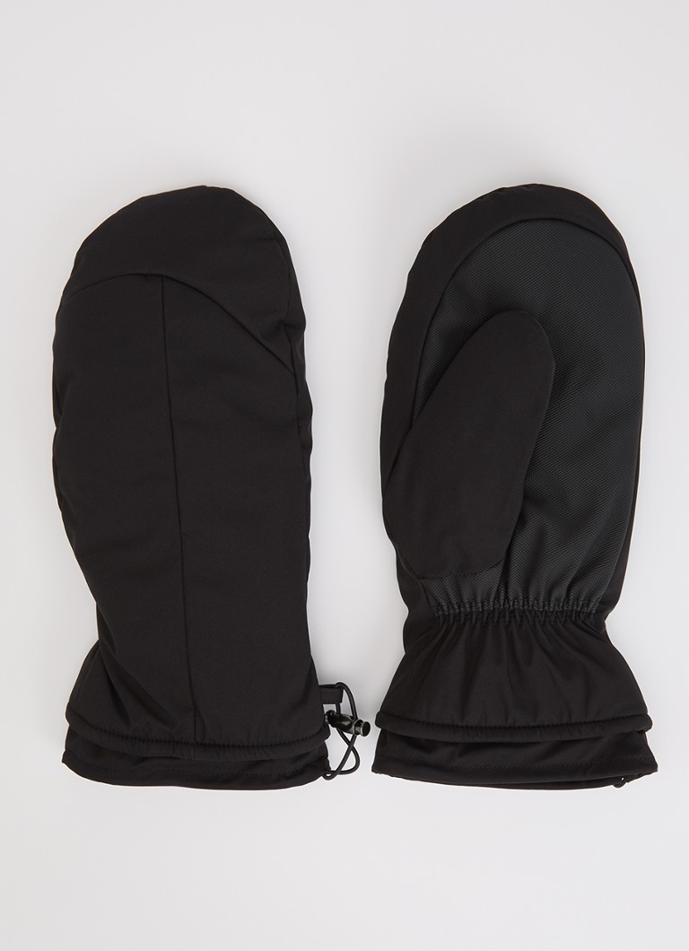 Rains Heren Sarna wanten met waterafstotende coating in de kleur Zwart, maat: m/l