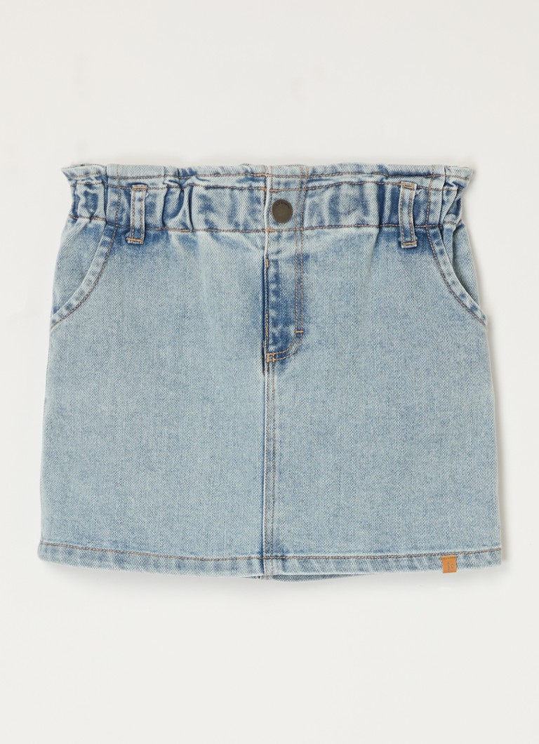 Lil 'Atelier Meisjes NMFDarlee spijkerrok in katoenblend in de kleur Jeans, maat: 3