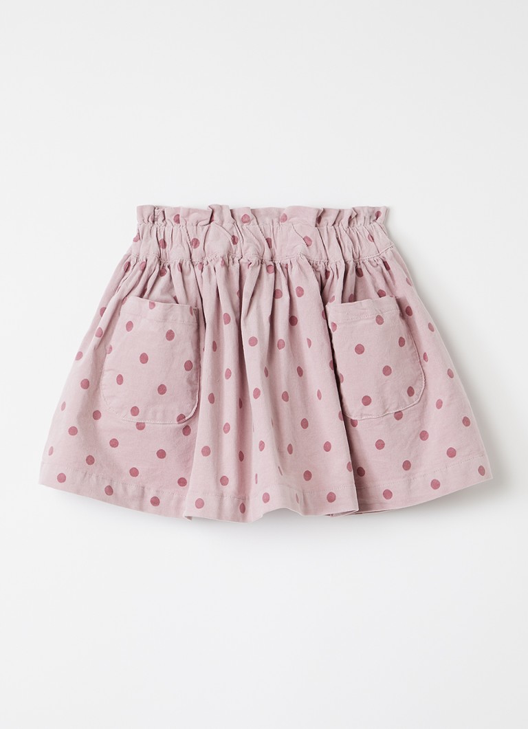 Lil 'Atelier Meisjes NMFSomba blousejurk met stippenprint in de kleur Roze, maat: 122