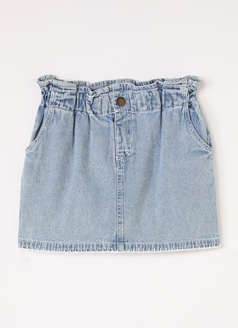 Lil 'Atelier Meisjes NMFFunda mini spijkerrok in de kleur Indigo, maat: 104