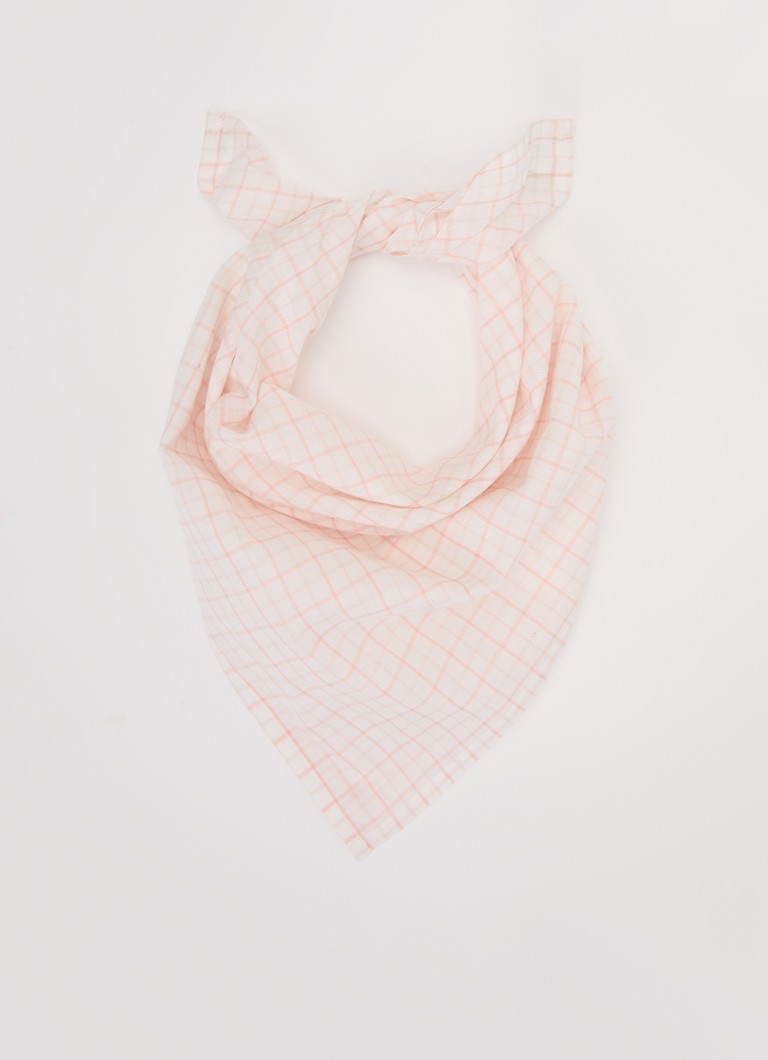 Lil 'Atelier Meisjes NMFHedda bandana met ruitdessin 45 x 45 cm