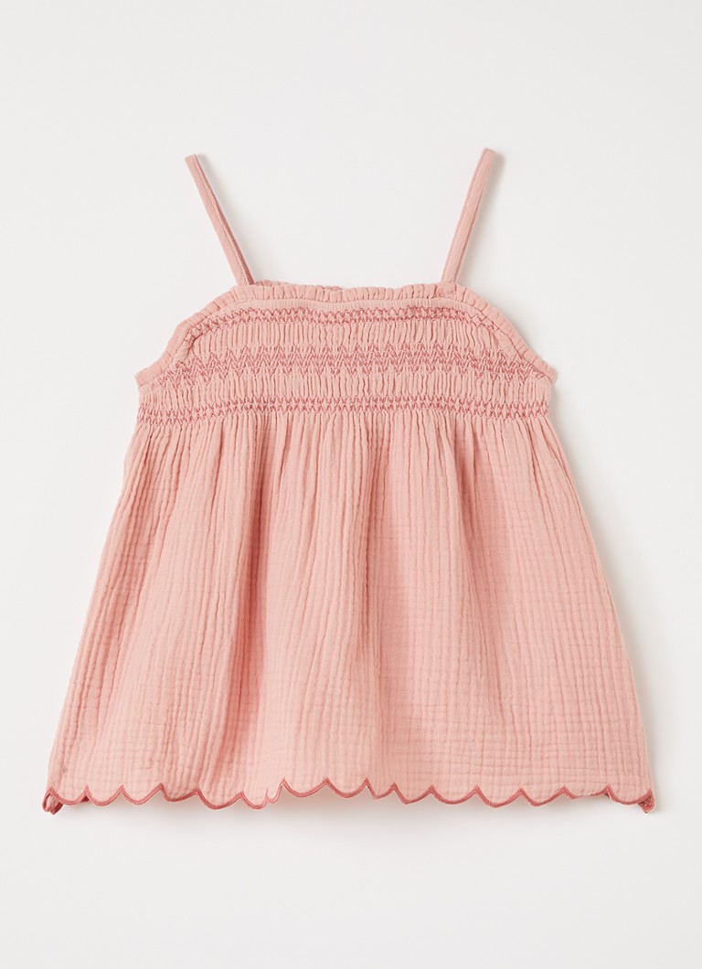 Lil 'Atelier Meisjes NMFHiba jurk met structuur in de kleur Roze, maat: 122/128