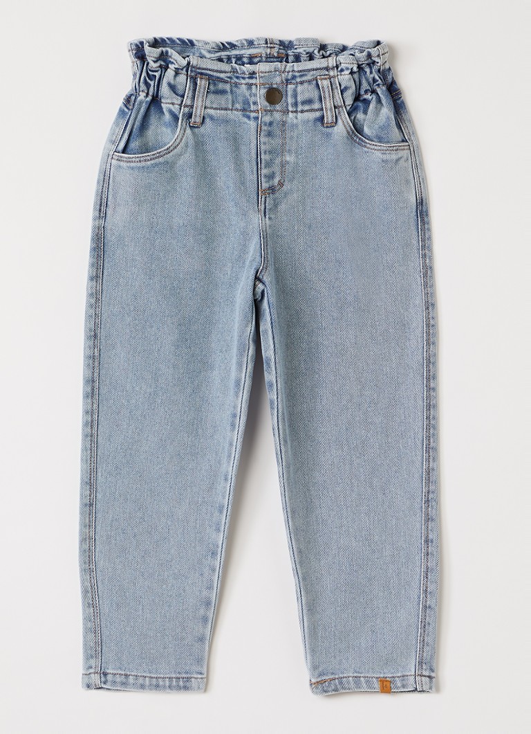 Lil 'Atelier Meisjes NMFDarlee straight leg jeans in de kleur Blauw, maat: 92