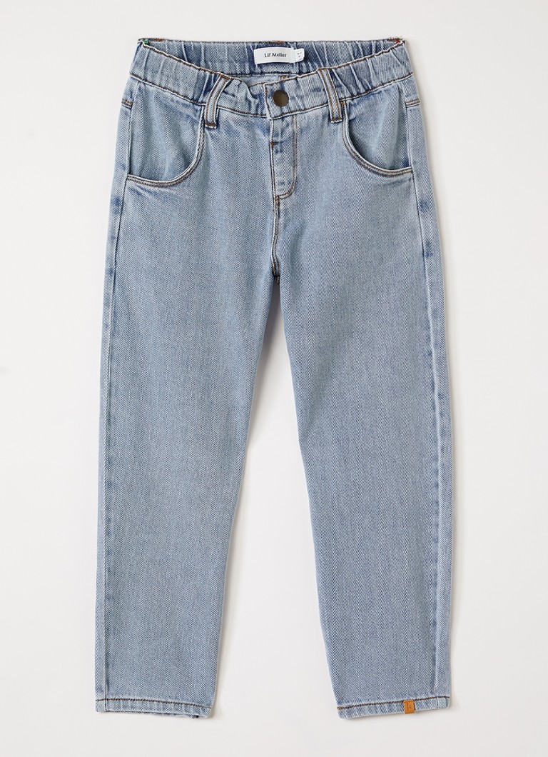 Lil 'Atelier Meisjes NMFKarole straight leg jeans in de kleur Indigo, maat: 122