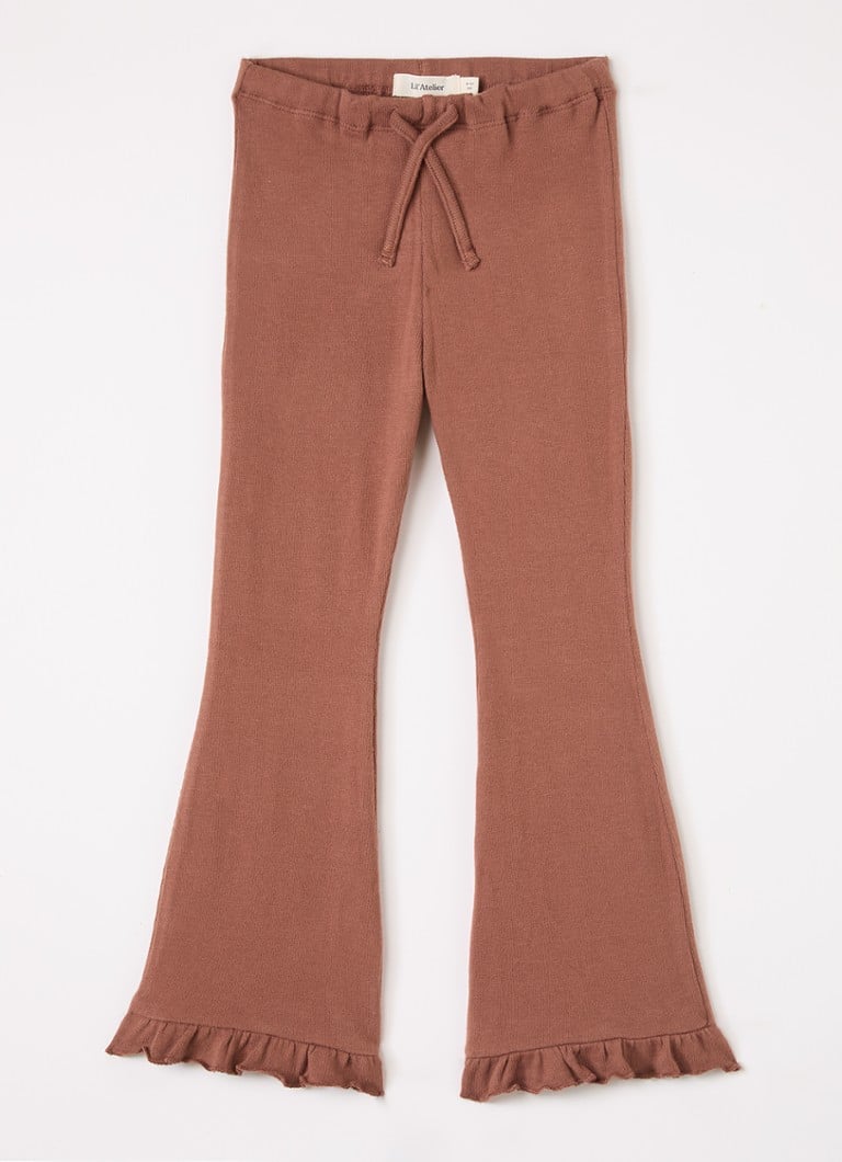 Lil 'Atelier Meisjes NMFThoro Har legging met trekkoord in de kleur Hazelnootbruin, maat: 98