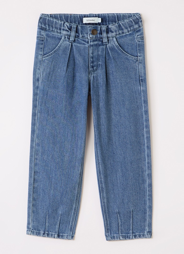 Lil 'Atelier Meisjes NMNObello slim fit jeans in de kleur Indigo, maat: 122
