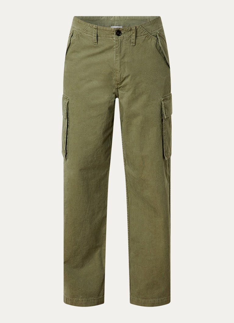 Burberry Heren Cyrus loose fit cargobroek met klepzakken in de kleur Beige, maat: 50