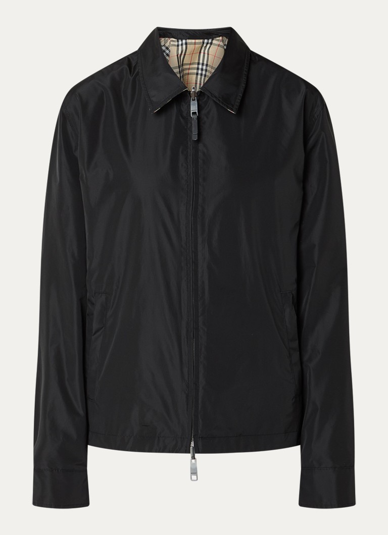 Burberry Heren Bloomsbury reversible jack met steekzakken in de kleur Zwart, maat: 48