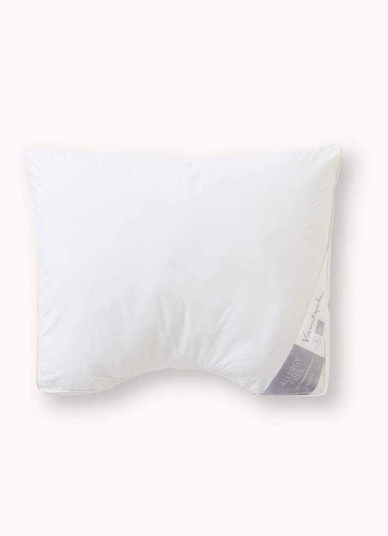 Vandyck Allergy Free zacht hoofdkussen met vulling van polyester 60 x 70 cm Wit - Deal