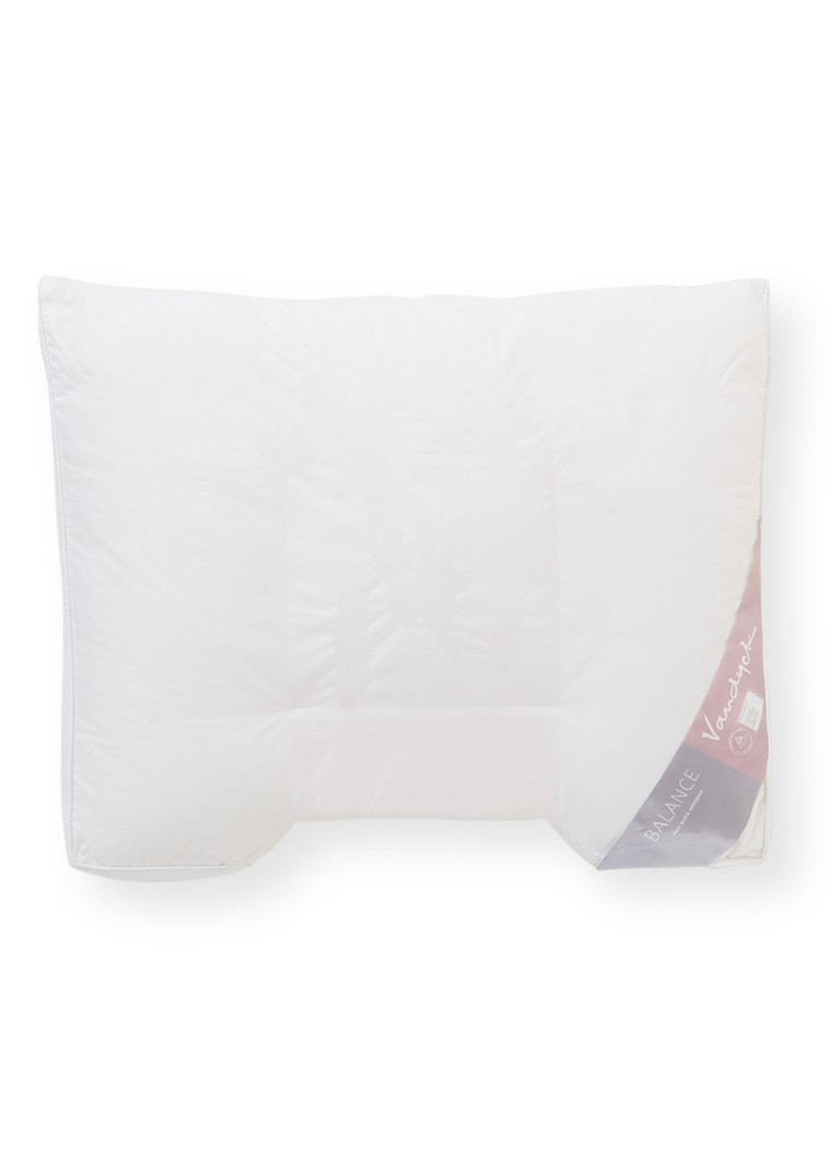 Vandyck Balance zachte hoofdkussen met vulling van polyester 60 x 70 cm Wit - Deal