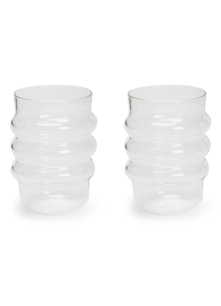 Leonardo Bubble glas 44 cl set van 2 Transparant - Deal