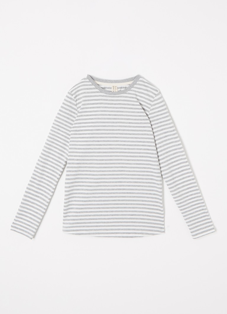 Gray Label Meisjes Longsleeve van katoen in de kleur Grijs