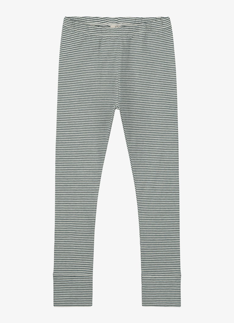 Gray Label Meisjes Legging met streepprint in de kleur Blauwgrijs
