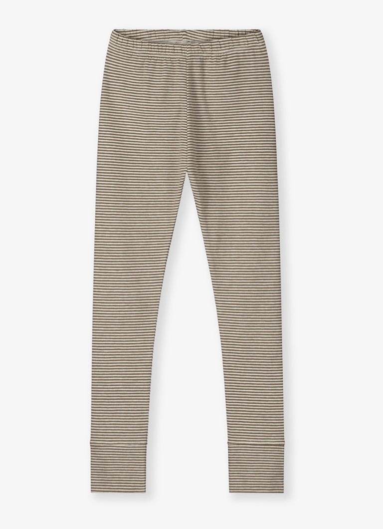 Gray Label Meisjes Legging met streepprint in de kleur Bruin