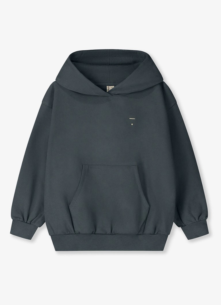 Gray Label Meisjes Hoodie van katoen in de kleur Blue Grey-200 / Grijs